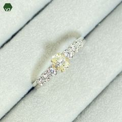 29-11】【TASAKI】パール ダイヤモンド リング【中古】【PT900】【9.5 