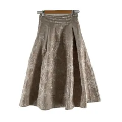 Tokko closet トッコクローゼット スカート ポリエステル ベージュ レディース XS M【古着】【中古】【送料無料】