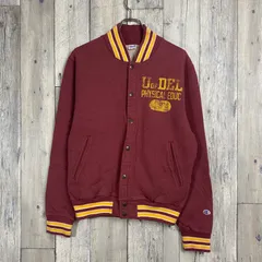 【Champion チャンピオン】トリコタグ スウェット スタジャン ジャケット M