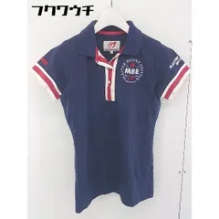 ◇ ◎ MASTER BUNNY EDITION 半袖 ポロシャツ サイズ0 パープル レッド ホワイト系 レディース  【1109220013179】