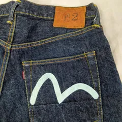 EVISU エヴィス　LOT.2000 No.2 黒カモメ ジーンズ 36x35 楽天市場】EVISU JEANS No2 2000 カモメ 刺繍マーク エヴィス