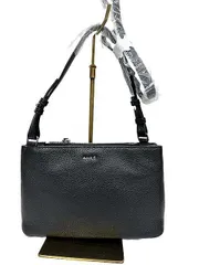 【未使用】【新古品】agnès b.　アニエスベー　レザーバッグ　ブラック　本革　ショルダーバッグ＿s14＿セルモアから出品＿s-0048-r14