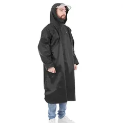 [ラドウェザー] レインコート カッパ 自転車 耐水圧13,000mm 二重バイザー で顔から足まで濡れない テフロン加工 超撥水で汚れにくい メンズ レディース