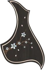 ギター ピックガード A 桜 サクラ 和風 アコギ エレキ 便利なシールタイプ