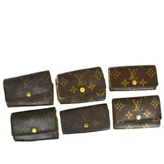 【中古】 6点セット ルイヴィトン LOUIS VUITTON ミュルティクレ 4連 6連キーケース モノグラム レザー M69517 M62630 66BU638