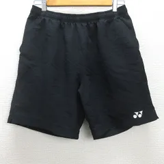 G■ヨネックス/YONEX ハーフパンツ/スポーツウェア【L】黒/men's/37【中古】■