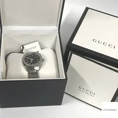 美品】GUCCI GG2570 41ミリ メンズ腕時計 シルバー 時計 腕時計