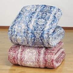 【新品※ショップ出品】東レ 羽毛タッチ 掛け布団 シングル2色組 ピンク＋ブルー 抗菌防臭 洗える 掛布団 セベリス ft 軽量 オーナメント柄 国産 布団 寝具 日本製