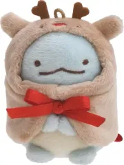 【中古】ぬいぐるみ とかげ(トナカイ) てのりぬいぐるみ クリスマスver. 「すみっコぐらし」