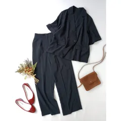 SENSE OF PLACE センスオブプレイス アーバンリサーチ 2P セットアップ UR TECH DRYLUXE リネンライクジャケット ワイドパンツ ダークグレー系(113Y＋5415)26H