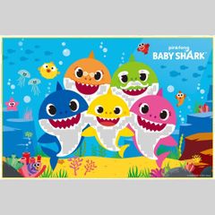 【人気商品】スケーター(Skater) 子供用 レジャーシート 遠足 Sサイズ 60×90cmサイズ ベイビーシャーク VS1-A
