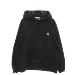 CDG (シーディージー) 23AW ワンポイントロゴパッチ スウェット プルオーバーパーカー ブラック SL-T002のサムネイル