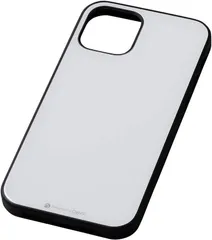未使用品 ディーフ iPhone 12 Pro Max 用 Hybrid Case Etanze 背面に化学強化ガラス (6.7インチ) ガラス&TPU ハイブリッドケース ホワイト【送料無料】【メール便でお送りします】代引き不可のサムネイル