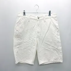 ◇ ⊂ BIG JOHN ハーフデニムパンツ サイズ30 ホワイト メンズ E  【1409100019582】