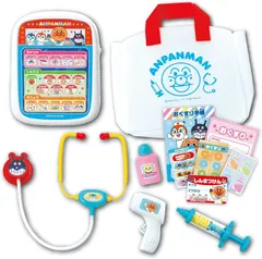 【新品】 ジョイパレット おしゃべりがいーっぱい♪電子カルテ アンパンマンDXおいしゃさんセット それいけ!アンパンマンのサムネイル