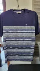 アーノルド・ファーマ メンズ ストライプ 半袖 Tシャツ