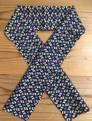 半襟　レトロな幾何学もよう