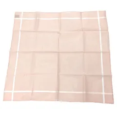 HERMES　エルメス　ハンカチ　ピンク　ジャカード H パッサン　カレ　ポケットチーフ　未使用　aq11489