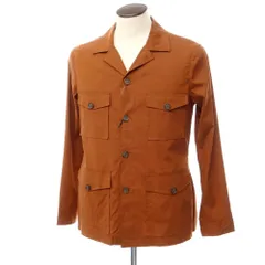 【新品アウトレット】タリアトーレ TAGLIATORE SHIRT リヨセル ストレッチ サファリジャケット ブラウン【サイズ48】【メンズ】のサムネイル