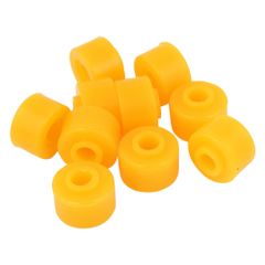新品 uxcell ショックアブソーバーブッシュ オレンジラバー 10mm x 28mm x 20mm 10個入り