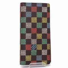 ルイ ヴィトン LOUIS VUITTON ポルトフォイユ･ブラザ 二つ折り長財布 LVバーズ・ダミエエベヌキャンバス N00141 マルチカラー 未使用品
