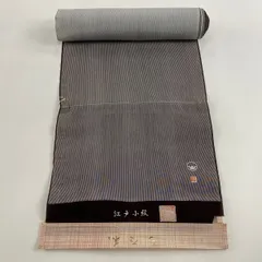 江戸小紋 万筋 白橡色×海松色 未使用 m-3kk1604 | huruniforms.com