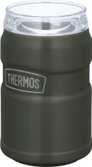 サーモスアウトドアシリーズ保冷缶ホルダー350ml缶用2wayタイプカーキROD-0021KKI