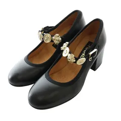 CHANEL♡メリージェーン パンプス ゴールド/ブラック CHANEL - シャネル メリージェーンパンプス G45878 B17833NZM47