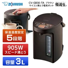 【未開封新品・送料無料】象印　マイコン沸とうVE電気まほうびん　3.0L ホワイト(CV-TY30-WA)　(小売希望価格16，000円)