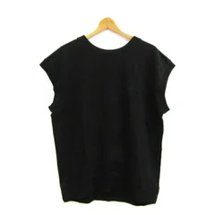 ジーナシス タンクトップ ノースリーブ スウェット 未使用 コットン ウイルソン トップス 黒 メンズ Fサイズ ブラック JEANASiS