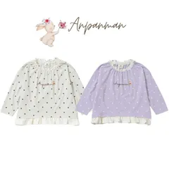 アンパンマン　フリル裏毛トレーナー　　OA3404　アンパンマンガール　子供  女の子   Anpanman　90/95/100cm