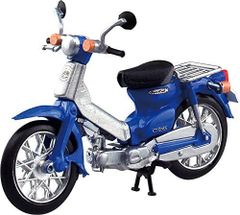 BLUE 1/32 スーパーカブコレクション Super Cub  スカイネット ミニチュア  ホンダ バイク模型 完成品