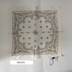 MOUSSY BANDANA SILK SCARF マウジー スカーフ
