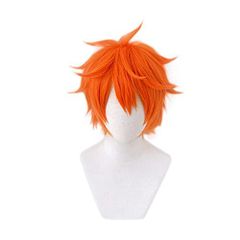 【在庫処分】コスプレ用 かつら 仮装 ウィッグ 変装 日向翔陽 専用ネット無料送り 烏野高校排球部 cosplay ハイキュー!! (ウィッグ)