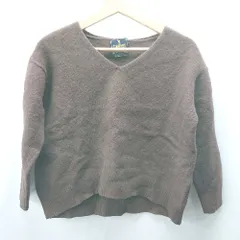 ◇ ⊇ urban research rosso ウール系 長袖 ニット サイズF ブラウン系 レディース E  【1503050009829】