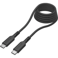 【新品・2営業日で発送】多摩電子工業 PD240W USB-C to Cソフトケーブル 2.0m ブラック 過熱防止(TH302CC20K)