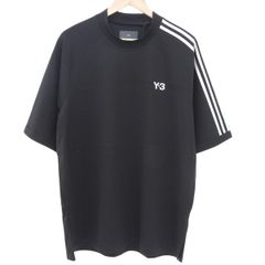 Y-3 adidas ストライプ Tシャツ HG-6095 - メルカリ