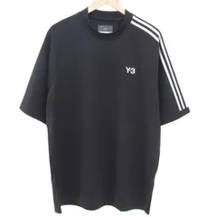 Y-3 ワイスリー スリーストライプ サイドスリット Tシャツ L 【BR13858】のサムネイル