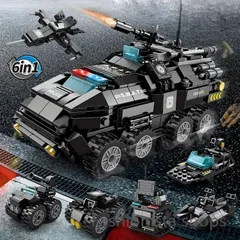 【新品未使用】シティシリーズ61ビルディングブロックモデルパトカーSWATプラスチック組み立ておもちゃfcp143DIYで