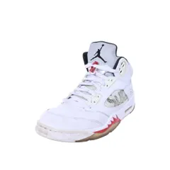 NIKE × Supreme Air Jordan 5 Retro スニーカー US9.5 ホワイト ナイキ - メルカリ