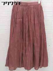 ◇ ◎ MEW'S REFINED CLOTHES タグ付 ロング ギャザー スカート サイズM レッド系 レディース 【中古】 【1103080008900】