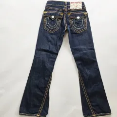 ✪人気　トゥルーレリジョン　デニム　JOEY　25 トゥルーレリジョン フレアデニムパンツ JOEY 大きいサイズ