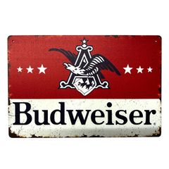 バドワイザー ビール アメリカン雑貨 ブリキ看板 アメリカ雑貨