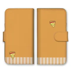 iPhone14ProMax ケース 手帳型 アイフォン14 プロマックス スマホケース 携帯ケース ファストフード ハンバーガー ポテト ナゲット イラスト ゆるい ストライプ パステルカラー ピンク カラー04