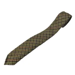 MADE IN ITALY製 Salvatore Piccolo チェック柄ウールナローネクタイ マルチカラー