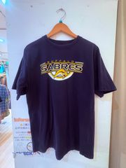 Tｰシャツ　ネイビー　古着　Lサイズ