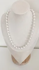 ホワイト貝パール ネックレス50ｃｍ