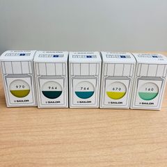 万年筆  ボトル インク  SAILOR インク工房 160 670 764 964 970 5点セット