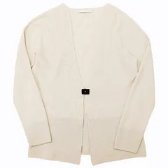 ファビアナフィリッピ FABIANA FILIPPI カシシル カーディガン ニット 羽織り シルク カシミヤ ラメ スエードバックル 長袖 アイボリー /VU ファビアナフィリッピ FABIANA FILIPPI カシシル カーディガン