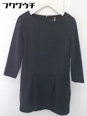 ◇ LAPIS LUCE BEAMS ラピスルーチェビームス 七分袖 ミニ ワンピース サイズ36 ブラック レディース  【中古】 【1111020007463】のサムネイル